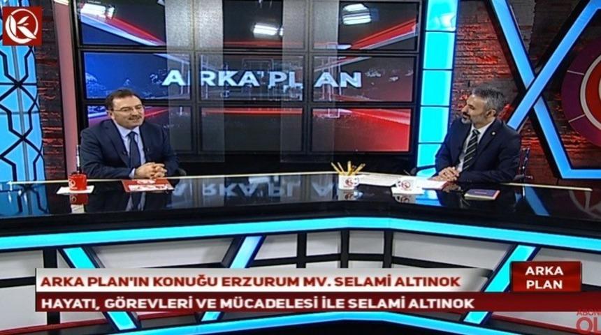 Altınok &ldquo;Arka Plan&rdquo; programına konuk oldu