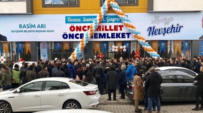 AK Parti Nevşehir’de üçüncü seçim bürosunu açtı