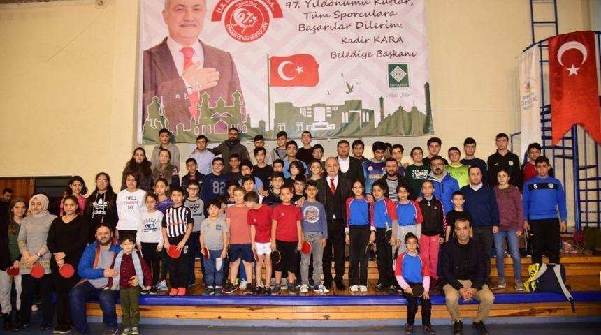 Osmaniye&rsquo;de Masa Tenisi Turnuvası başladı