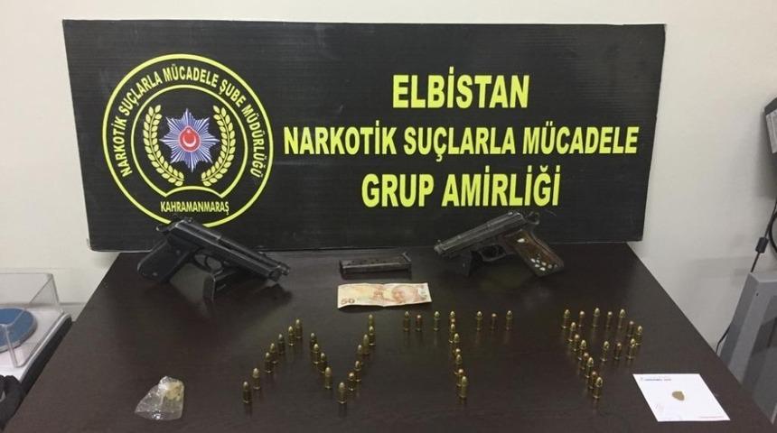 Elbistan&rsquo;da uyuşturucu operasyonunda 1 tutuklama