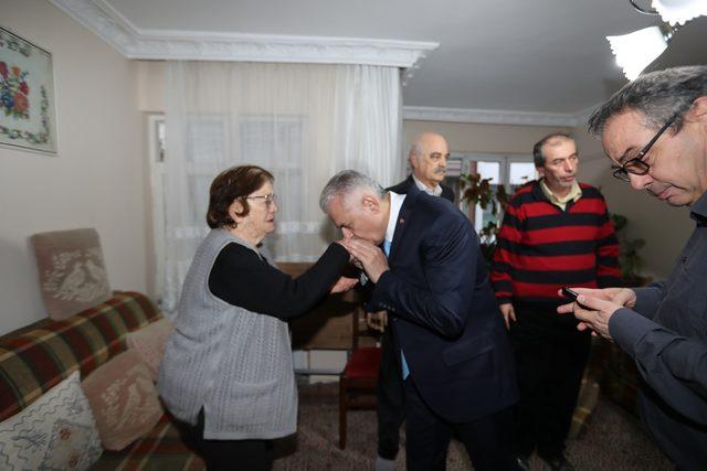 TBMM Başkanı Yıldırım'dan acılı aileye ziyaret (ziyaretten fotoğraflarla)