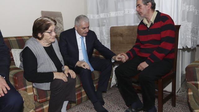 TBMM Başkanı Yıldırım'dan acılı aileye ziyaret (ziyaretten fotoğraflarla)