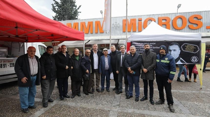 Kahraman şehit polis Fethi Sekin Buca&rsquo;da anıldı