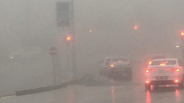 Gaziantep’te yoğun sis