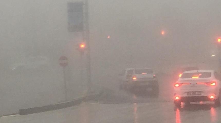 Gaziantep’te yoğun sis