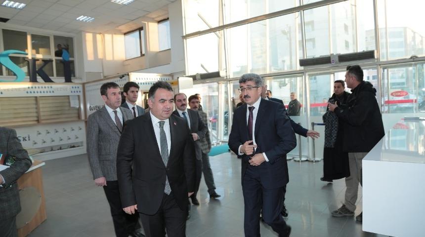 Vali Bilmez&rsquo;den VASKİ&rsquo;ye ziyaret