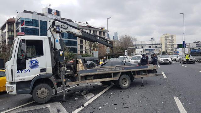 Beşiktaş'ta zincirleme kaza 