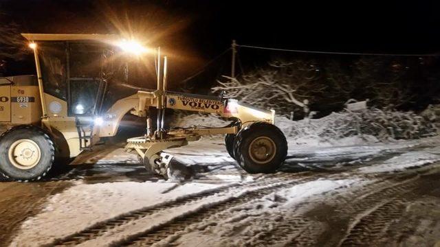 Turgutlu’nun kırsal kesimleri beyaza büründü