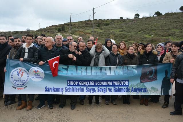 Sarıkamış şehitleri, Sinop'ta anıldı