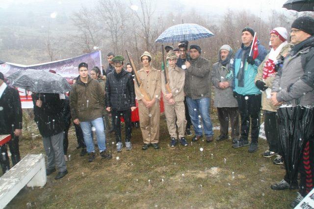 Devrek’te Sarıkamış Şehitlerini anma yürüyüşü düzenlendi