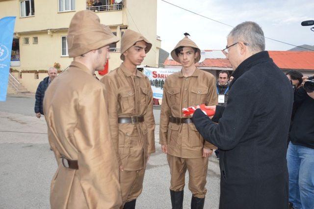 Artvin Sarıkamış şehitleri için yürüdü