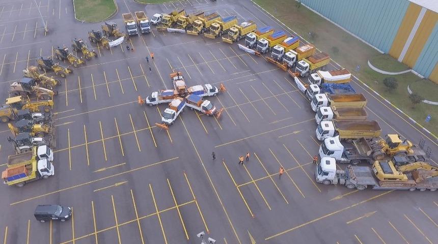 Kar timlerinden yağışa anında m&uuml;dahale