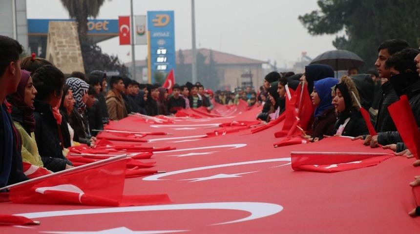 Şanlıurfalılar Sarıkamış Şehitleri i&ccedil;in y&uuml;r&uuml;d&uuml;