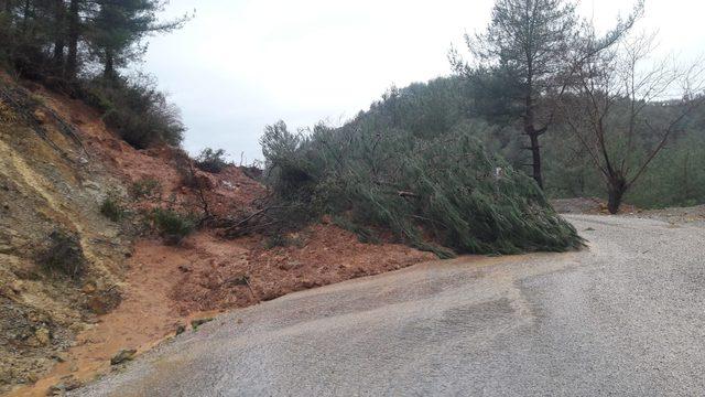 Kahramanmaraş'ta aşırı yağışlar heyelana neden oldu