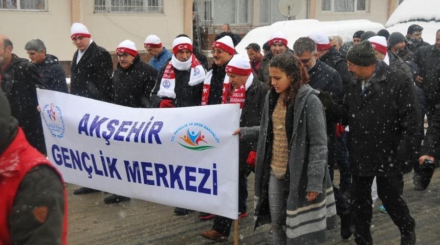 Akşehir Sarıkamış şehitlerini andı