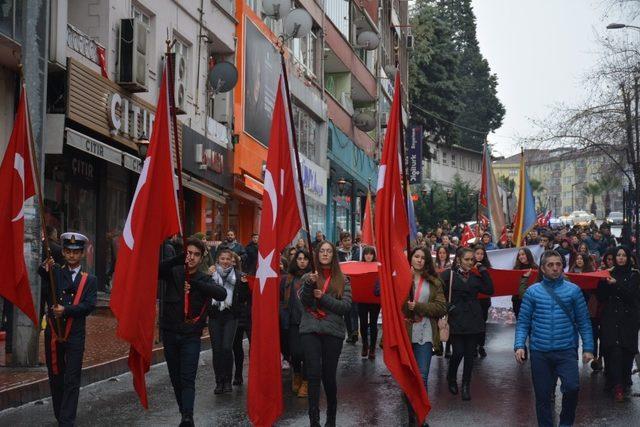 Sarıkamış Şehitleri için anma yürüyüşü yapıldı