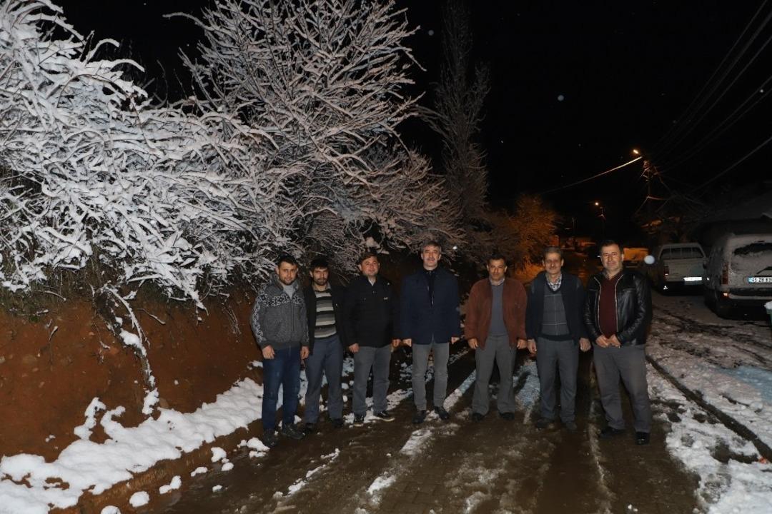 Başkan Şirin&rsquo;den Dağmarmara B&ouml;lgesi&rsquo;ne gece yarısı &ccedil;ıkarması