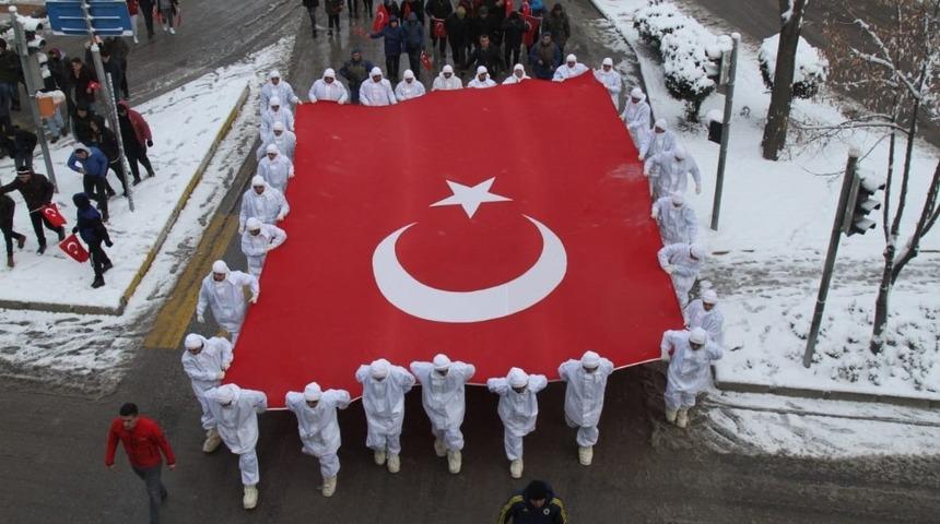 Uşak&rsquo;ta Sarıkamış şehitleri anıldı