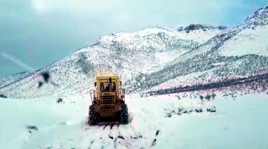 Siirt&rsquo;te k&ouml;y yolları ulaşıma kapandı