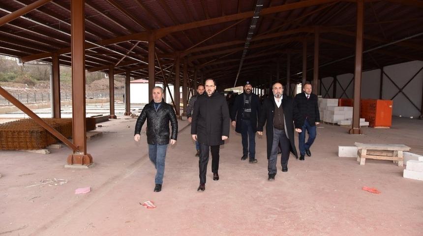 Kapalı Pazar inşasında son aşamaya gelindi