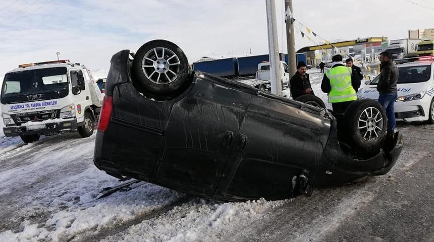 Sungurlu&rsquo;da trafik kazası: 1 yaralı