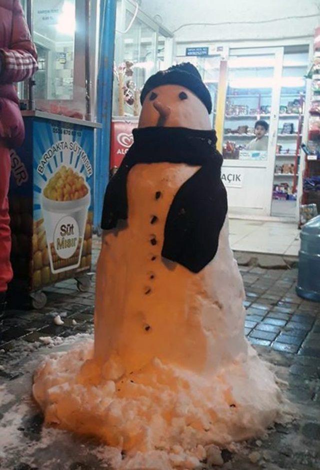 Milas’ın yüksek kesimleri beyaza büründü