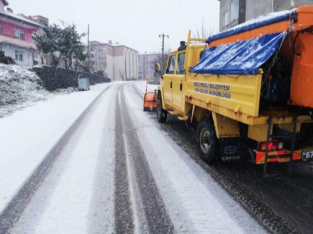 Kdz. Ereğli’de eğitime kar engeli