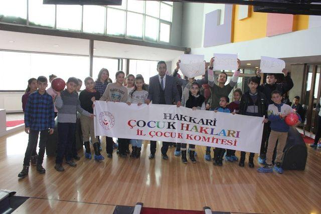 Hakkari’de bowling etkinliği