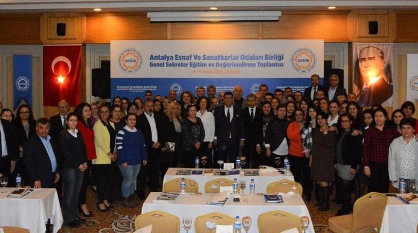 AESOB Genel Sekreterler Eğitim ve Değerlendirme Toplantısı