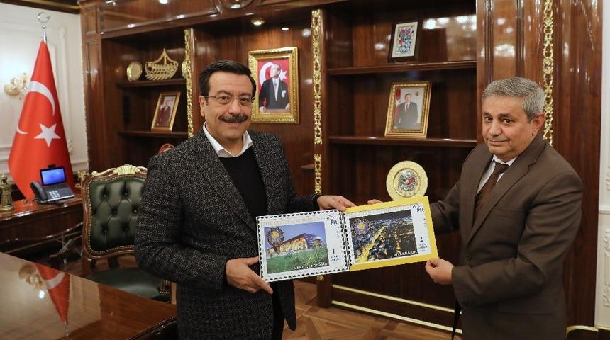 B&uuml;y&uuml;kşehir Belediyesinden posta pulu