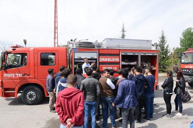 Çorum’da itfaiye 1071 olaya müdahale etti