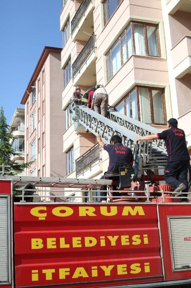 Çorum’da itfaiye 1071 olaya müdahale etti