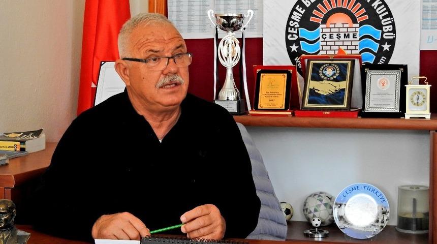&Ccedil;eşme Belediyespor&rsquo;un hedefi ilk 4&rsquo;e girmek