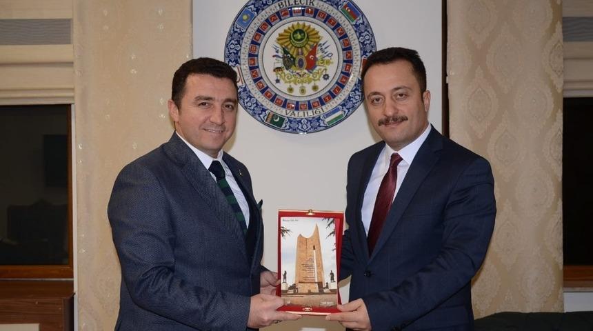 Başkan Bakıcı&rsquo;dan Vali Şent&uuml;rk&rsquo;e ziyaret