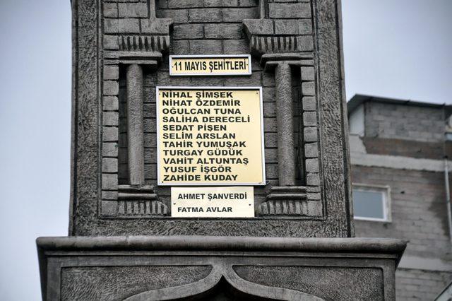 Afrin şehidi sivillerin isimleri, 11 Mayıs Şehitler Anıtı nda 1