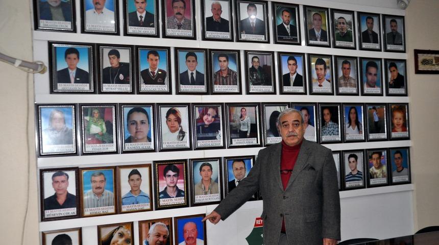 Afrin şehidi sivillerin isimleri, 11 Mayıs Şehitler Anıtı'nda