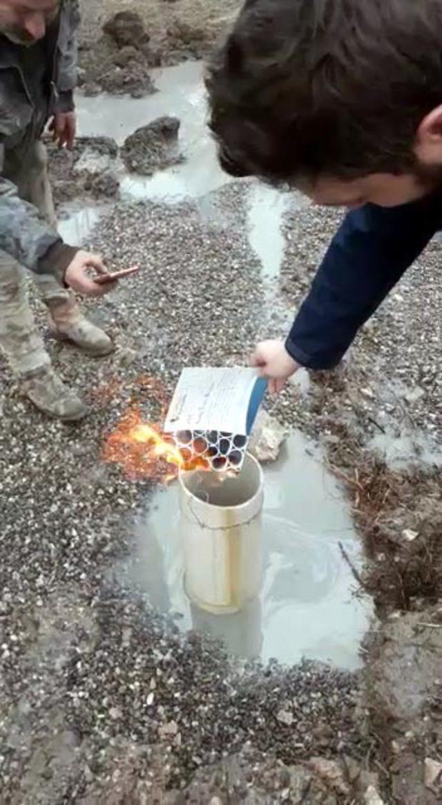 İçme suyu sondajında çıkan gazın metan gazı olduğu belirlendi