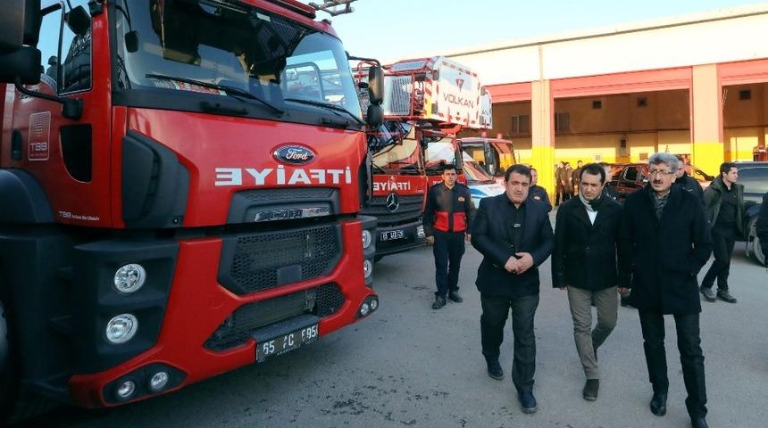 Vali Bilmez&rsquo;den itfaiyeye ziyaret