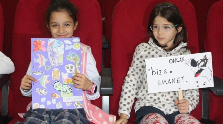 Minik &ouml;ğrencilerinden &rsquo;Minik Patiler &Uuml;ş&uuml;mesin&rsquo; projesi