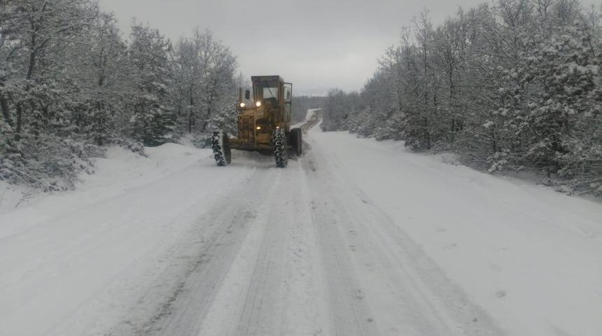 Salihli&rsquo;de kar m&uuml;cadelesi