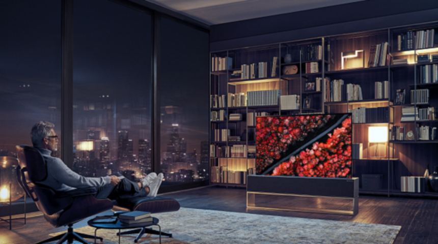 Dünyanın ilk kıvrılabilen OLED TV'si 2019'da tanıtılacak!