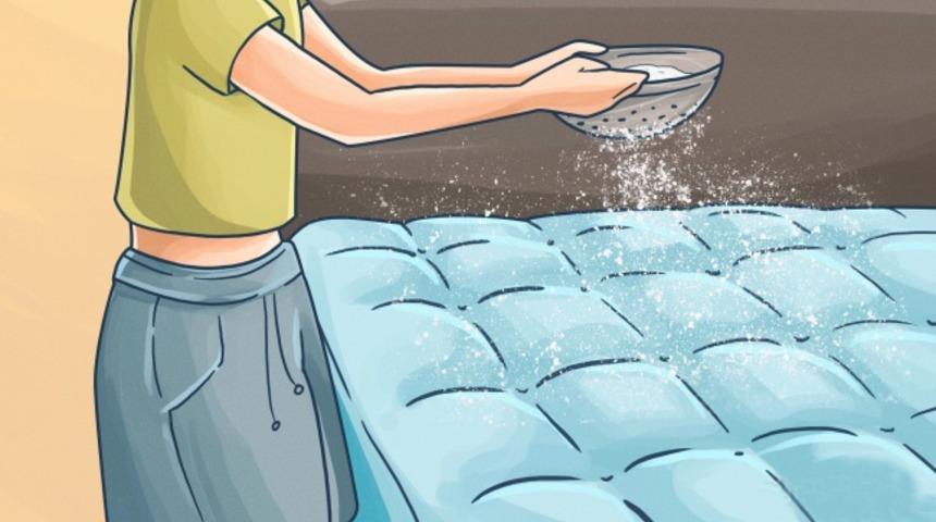 Yatağa karbonat d&ouml;k&uuml;n ve olacaklara hazır olun