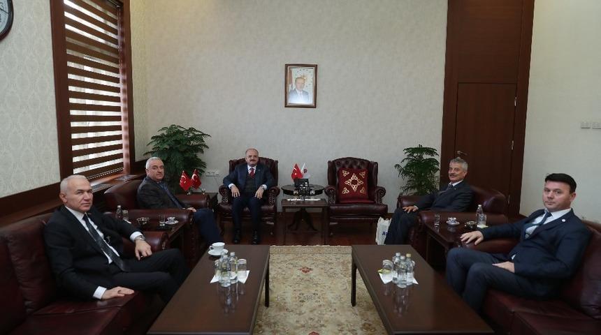 Vali &Ccedil;akacak AFAD Başkan Yardımcısı Palakoğlu&rsquo;nu kabul etti