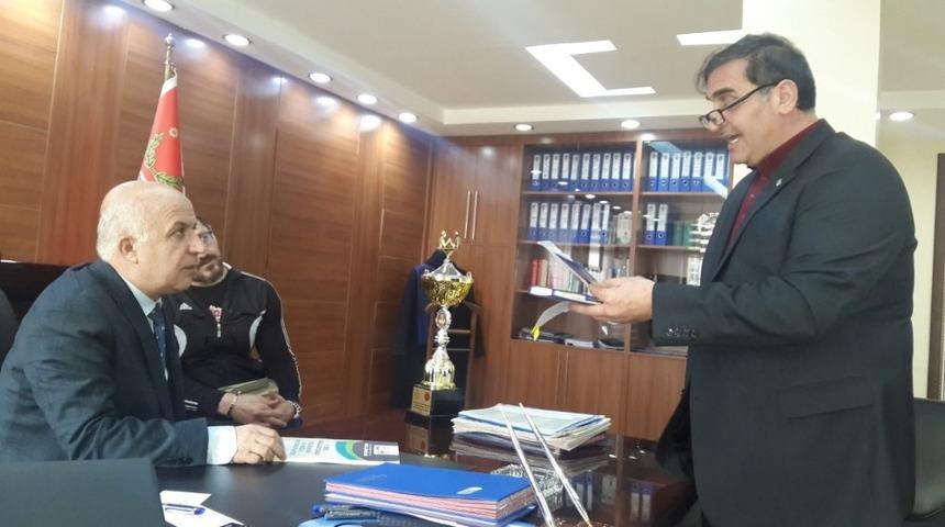 Kent Konseyi Engelli Meclisi&rsquo;nden Emniyet M&uuml;d&uuml;r&uuml; Aslan&rsquo;a teşekk&uuml;r ziyareti