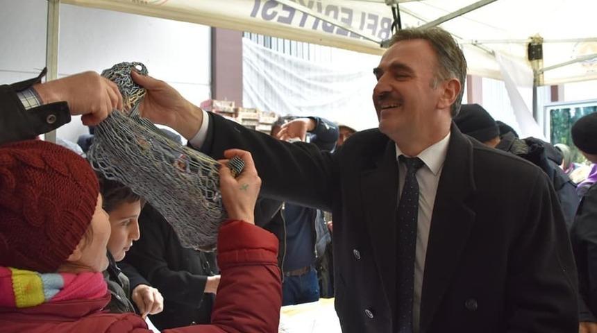 Gemlik Belediyesi fileyle &ccedil;evre duyarlılığına dikkat &ccedil;ekti