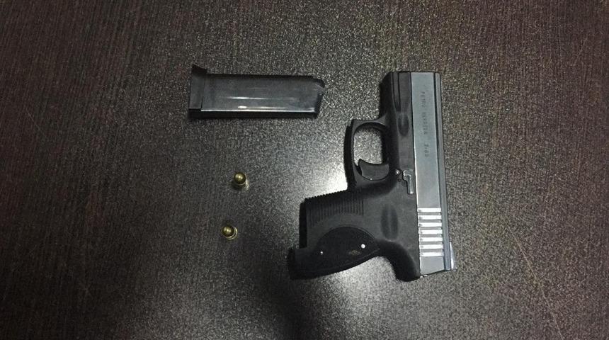 Adıyaman’da tabanca ele geçirildi