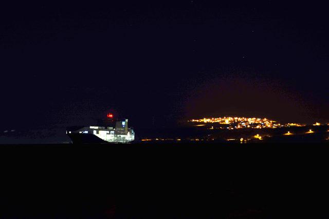 Çanakkale Boğazında yük gemisinde yangın (2)