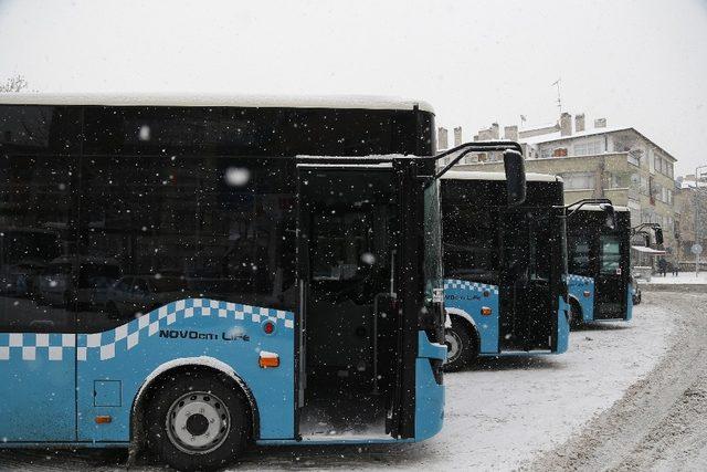 Terminal için yeni servis araçları hizmette