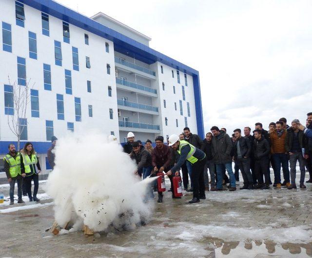 VEDAŞ’ta yangın tatbikatı