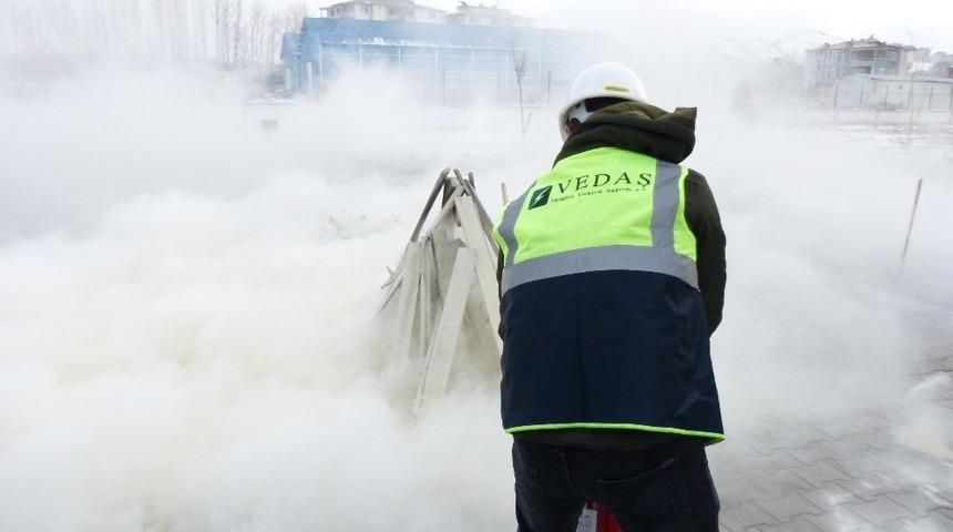 VEDAŞ&rsquo;ta yangın tatbikatı